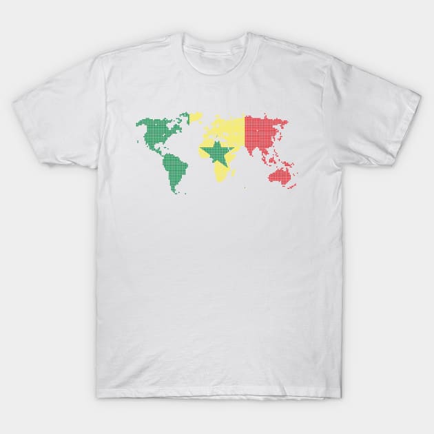 Senegal T-Shirt by 1STunningArt